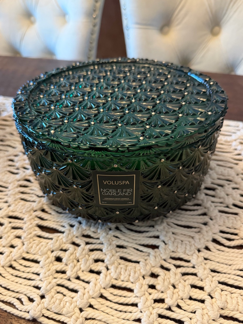 Voluspa Noble Fir Centerpiece Candle - 65 oz. - New in Box